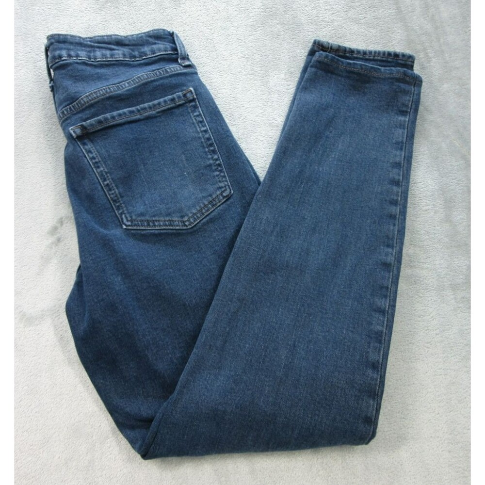 Old Navy Jeans Women's Sz. 6 Tall OG Straight Leg Hight Rise Blue 5-Pocket
